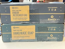 Kiwi Co Doodle Crate Kit Messenger Bag Handmade Soap KiwiCo Kids Creative Box