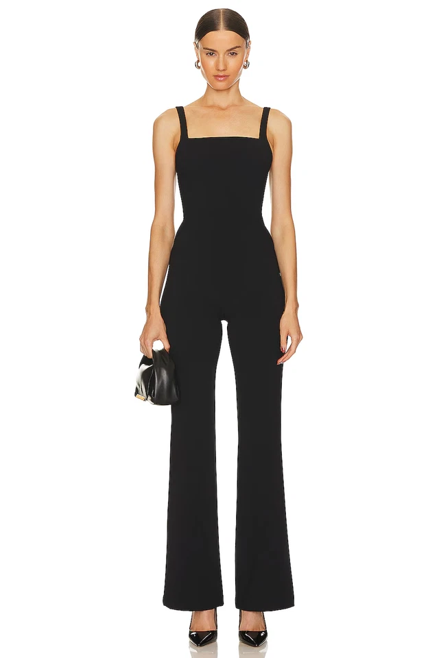 Conjunto de 2 piezas de mono Alice + Olivia Nova Cape en negro 12 nuevo sin etiquetas $695 Foto 2 de 4