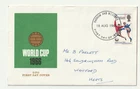 18/8/1966 UK GB FDC - 'England Winners' -   GPO Cover - Harrow and Wembley FDI 1