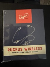Elgin Ruckus Wireless Bluetooth Earplug Headphones 25 dB Noise Reduction Ear ...