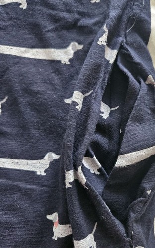 NEW BRAKEBURN WOMEN'S SAUSAGE DOG PRINT DRESS NAVY SIZE 18 - Picture 8 of 17