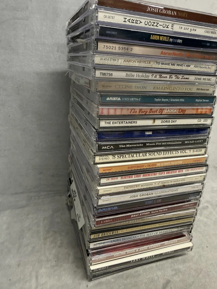 Lot of 25 Music CDs Pop Rock Easy Listening Josh Groban Celine Dion ELO Kenny G - Image 2 of 4