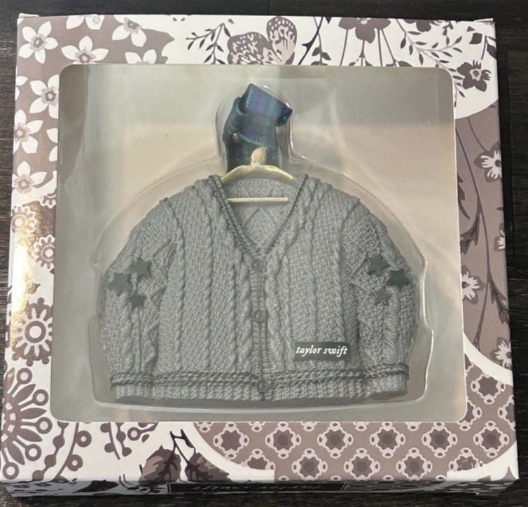 Taylor Swift Folklore Cardigan Ornament Official Rare Album Merchandise. Nib