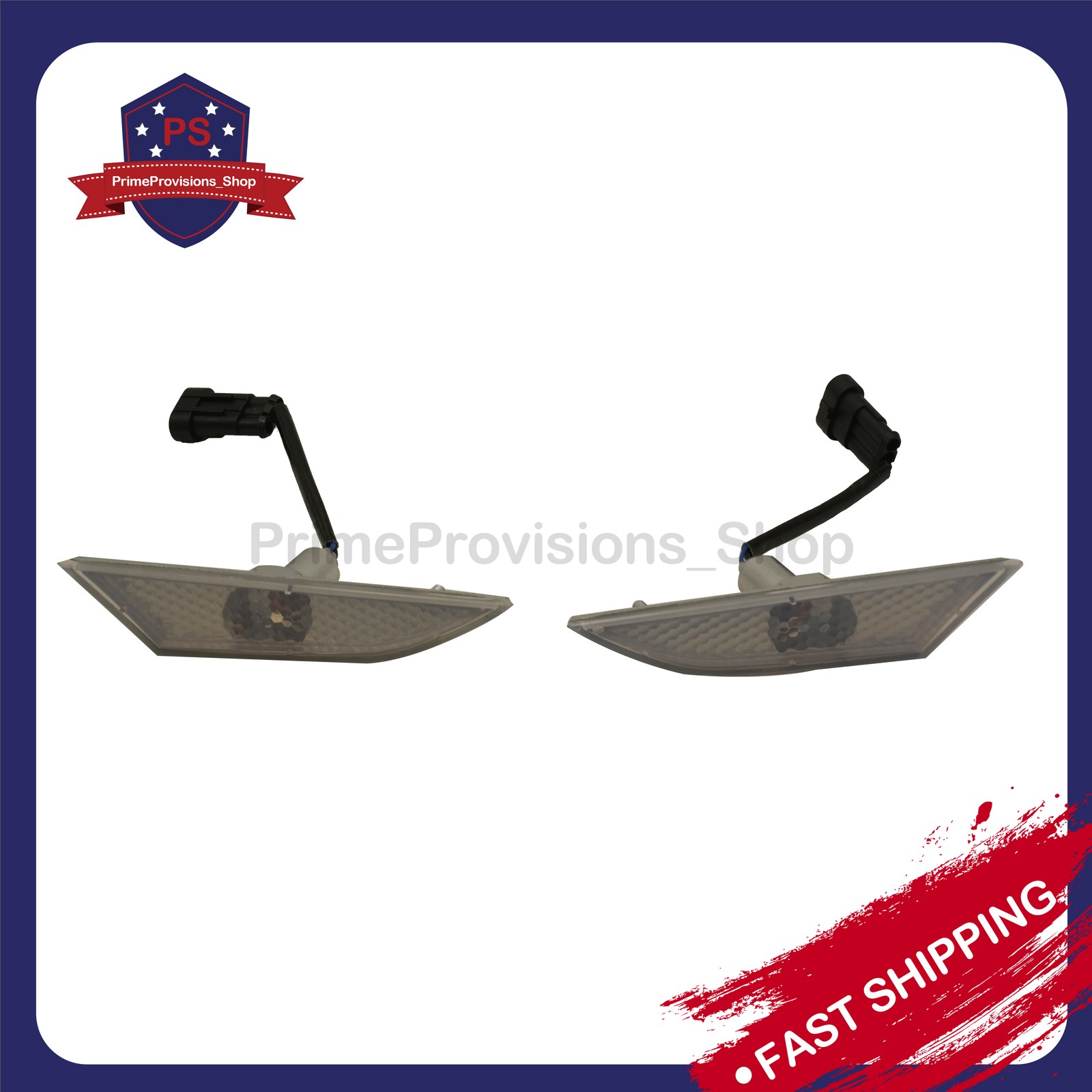 2PCS Bumper Side Marker Indicator Front 400945119D/120D For Lamborghini Gallardo