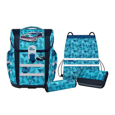 Schulranzen Jungen McNeill Ergo MAC2 Race 4-teiliges Set Schultasche