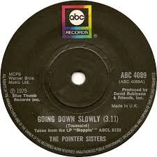 Pointer Sisters - Going Down Slowly (7'', Single)