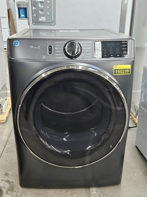 GE GFD65GSPVDS 27'' Carbon Graphite Front Load Natural Gas Dryer NOB #160235