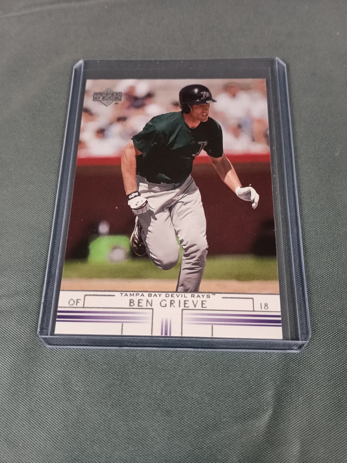 2002 Upper Deck Ben Grieve Tampa Bay Devil Rays #99 Excellent Condition 