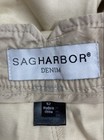 Sag Harbor Women's Beige Sailor Pants Stretch Button Detail Sz 12 NWT — photo 4