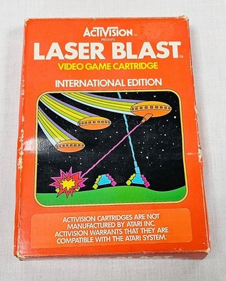 Laser Blast von Activision für Atari 2600 auf Patrone. Getestet funktioniert.