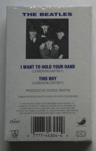 The Beatles – I Want To Hold Your Hand / This Boy Cassette SEALED - Picture 2 of 2