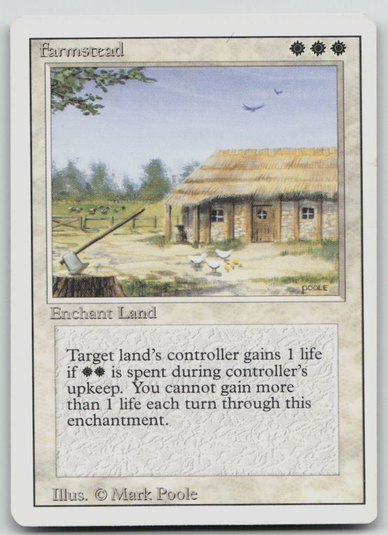 Farmstead [Revised Edition - 19] Lightly Played Rare Magic