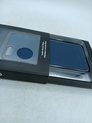 ADOPTED Leather Folio Flip Case For iPhone 6 Navy/Gunmetal. PC509 - Picture 14 of 16