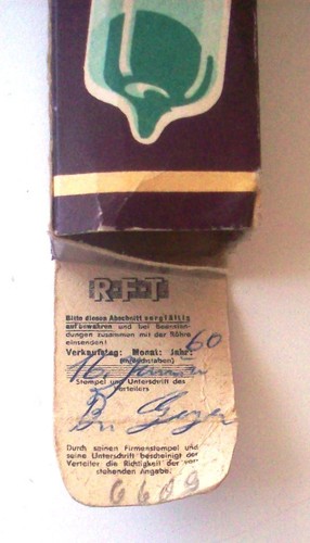 RFT Röhren - verschiedene Typen - in OVP - DDR - Bild 24 von 25