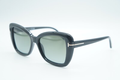 NEW TOM FORD TF 1008 01B BLACK AUTHENTIC SUNGLASSES FRAMES 