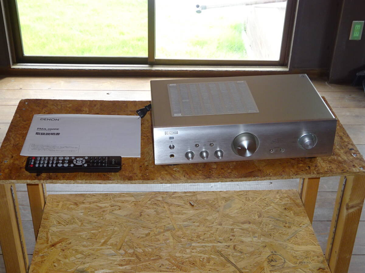 【人気・使える！】DENON PMA-390RE リモコン付き！動作確認済み 動作確認済み 送料無料 DENON PMA-390RE プリメインアンプ