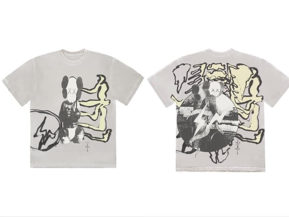 NEW Travis Scott Cactus Jack X Fragment Tee Size XXL In Hand NEW Travis Scott Cactus Jack X Fragment Tee Size XXL In Hand
