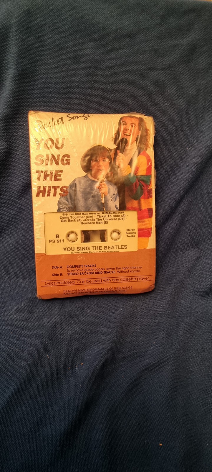 CASSETTE POCKET SONGS YOU SING THE HITS   BEATLES ps511