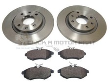 CITROEN C3 1.1 & 1.4 8V + 1.4 HDi 03-10 ANTERIORE 2 DISCHI E PASTIGLIE FRENO TIPO CHECK 