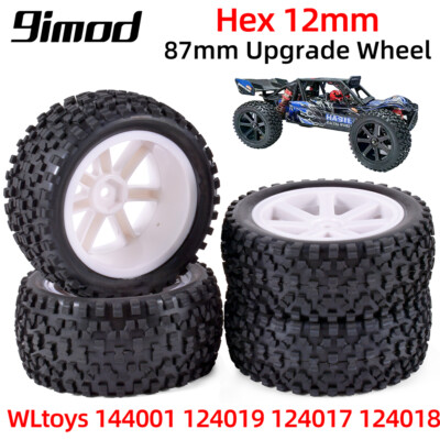 1/10 RC Auto Reifen 12mm Sechskant für 144001 124019 12428 124017 124016 124018
