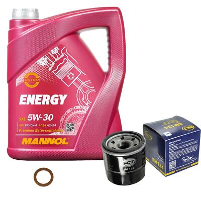 SCT Germany Inspektionspaket MANNOL Energy 5W-30 5L für Mazda KIA 2.0 1.5