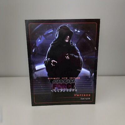 Star Wars The Force Unleashed Ultimate Sith Edition Collector Card Emperor 3/10