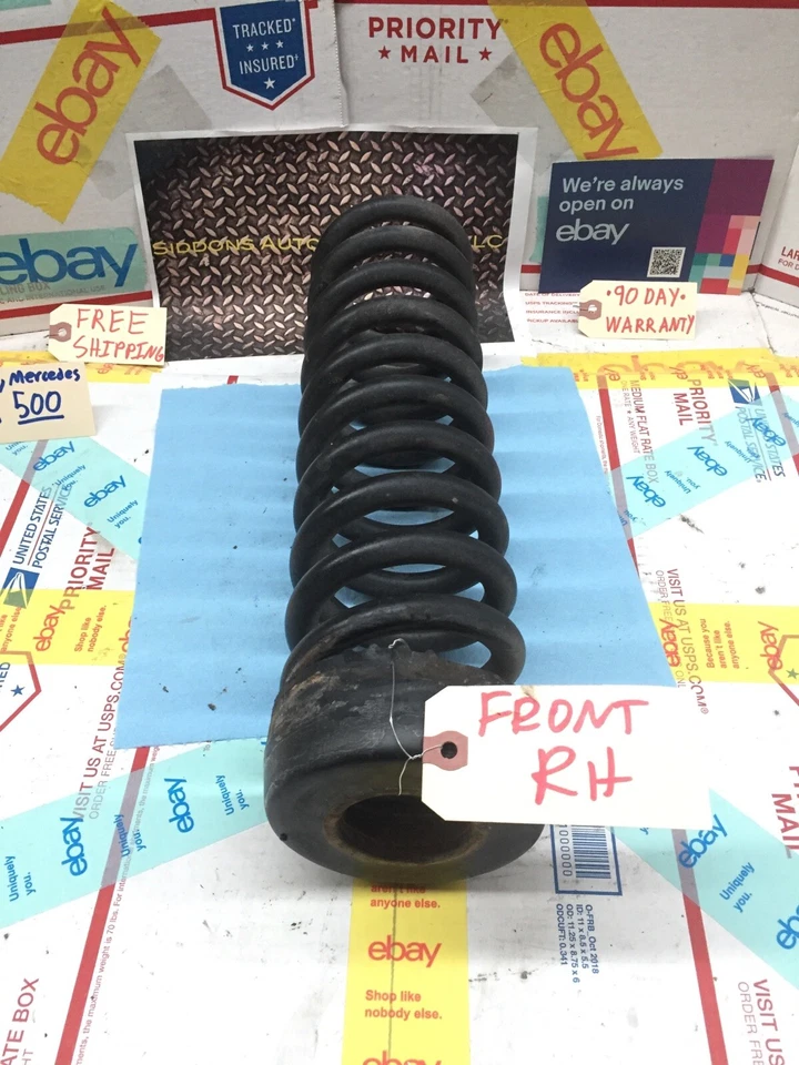 1990 1991 1992 1993 MERCEDES-BENZ 500SL MOLA HELICOIDAL DIANTEIRA DIREITA DO LADO DO PASSAGEIRO - Imagem 3 de 4