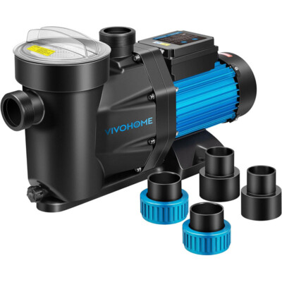 2.5HP Swimming Pool Pump Self Primming 8880 GPH w/Timer for in/Above Ground Pool