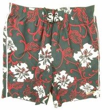 Joe Marlin Trading Co. Mens Swim Trunks Size L Floral Lined TC14