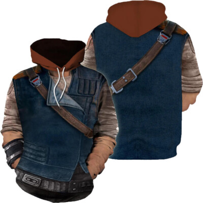 Star Wars Jedi Survivor Cal Kestis 3D Hoodie Cosplay Erwachsene Sweatshirt Jacke