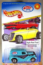 2000 Hot Wheels Special Edition Car Show Customs ANGLIA PANEL TRUCK Teal w/RR's