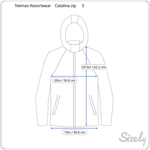 Catalina Island Women's Zip Up Hoodie Sweatshirt Size S Cotton Blend Pockets - Picture 13 of 13