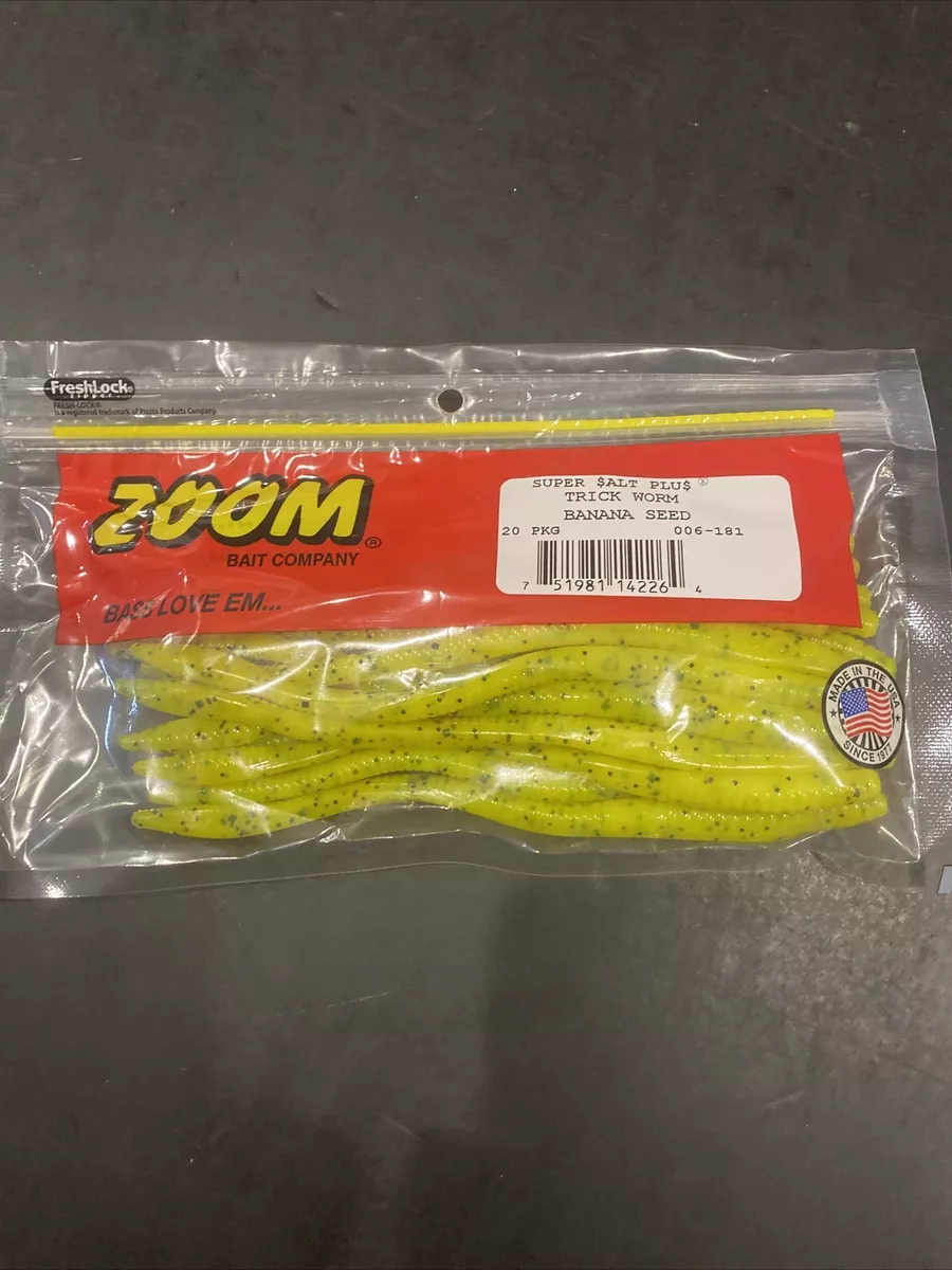 Zoom Original Trick Worm 6 1/2” Banana Seed