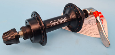 Nabe SACHS 7000 Vorderrad  100 mm Ssp 36 Loch schwarz poliert NEU