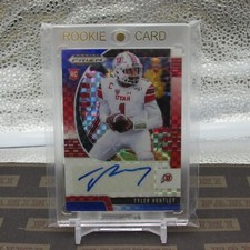 2020 Panini Prizm Draft Picks Tyler Huntley Auto PRIZM Football Card #128,#90/99