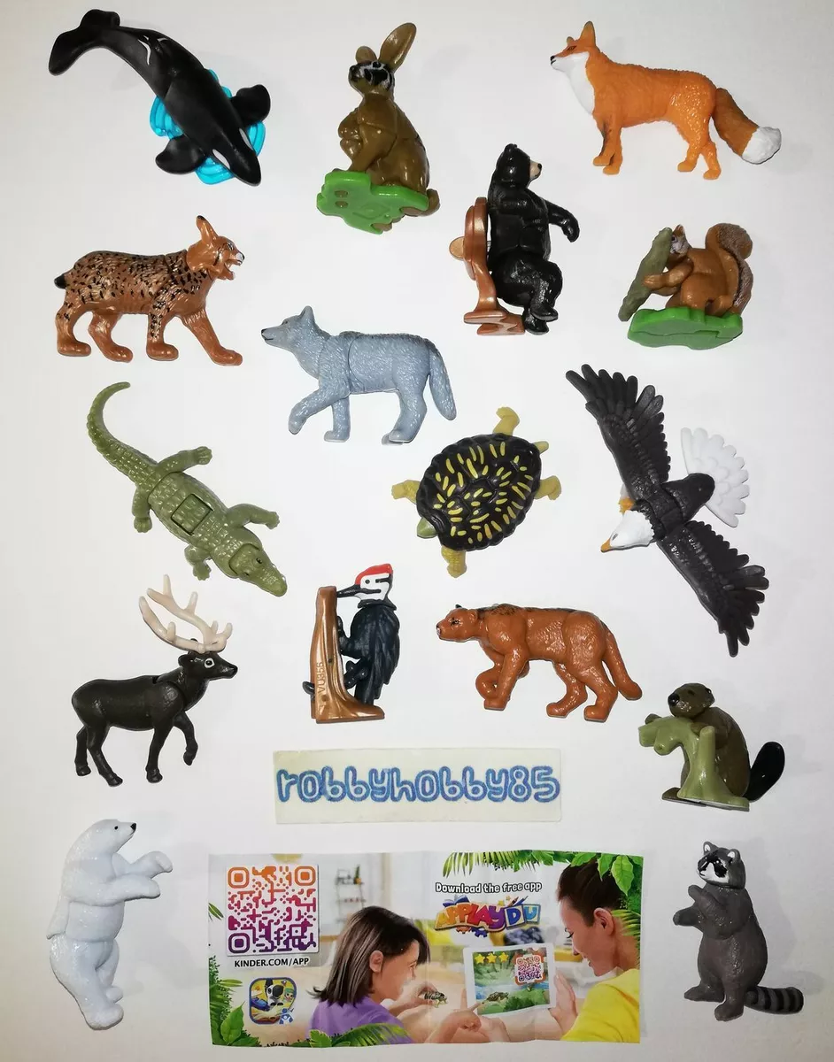 NATOONS NORTH AMERICA COMPLETE SET OF 16 WITH ALL PAPERS KINDER SURPRISE 2021