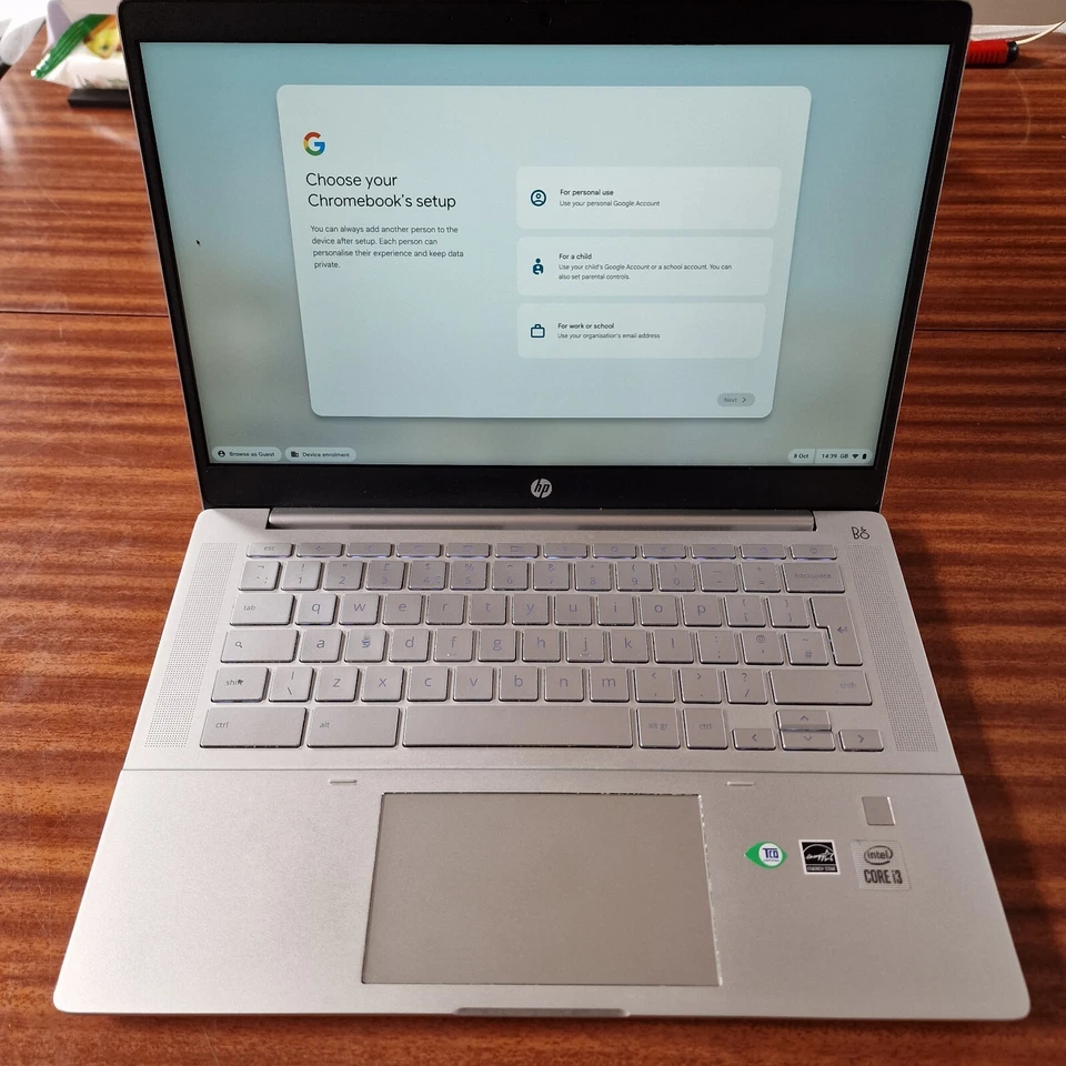 HP Pro C640 Chromebook , i3 (10th Gen) ,14" , 64Gb EMMc ,8Gb RAM (E11) - Image 4 of 4