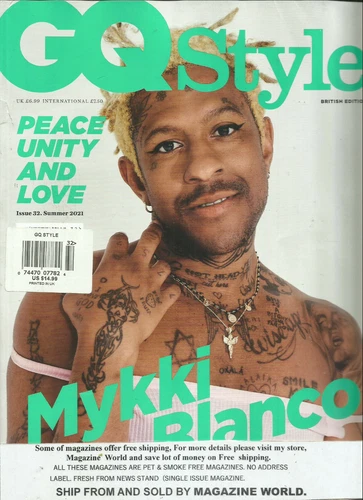 GQ Style Magazine, British Edition  Peace Unity and Love * Summer, 2021 Issue 32