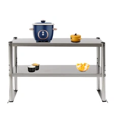 Stainless Steel Work Table Food Prep Shelf Station Commercial Kitchen Restaurant