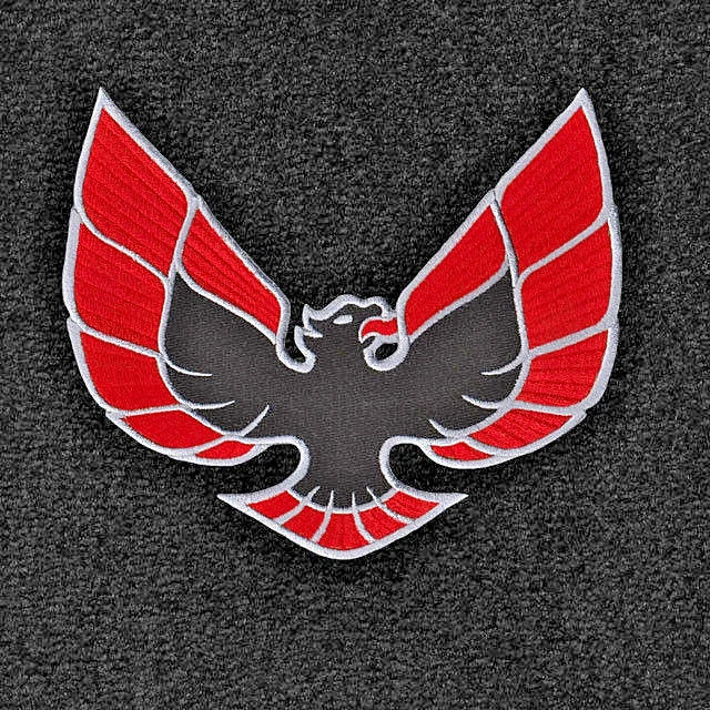 JUEGO DE ALFOMBRILLAS LOYD Classic Loop logotipos en alfombrillas delanteras Pontiac Firebird 1970-1981 Foto 2 de 4