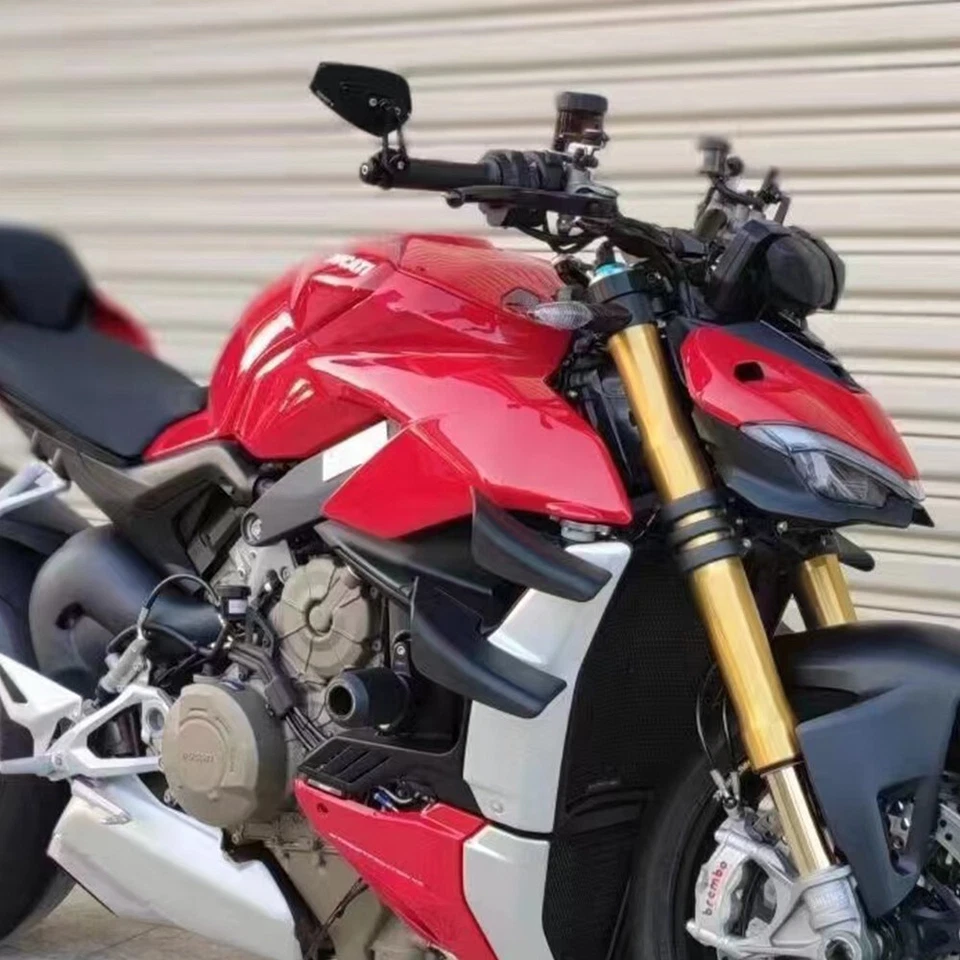 Par de espejos retrovisores de extremo de barra de aluminio CNC PARA Ducati Monster genuino NCS Foto 4 de 4