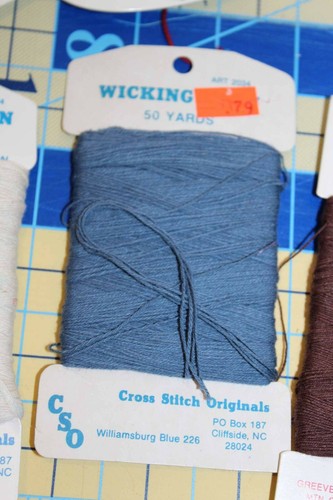 12 Skeins Spools Lot Candle Wicking Wick Yarn Cross Stitch CSO Cotton 3 ply - Picture 9 of 17