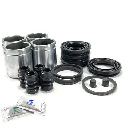 2 FRONT BRAKE CALIPER REPAIR KIT PISTON FITS: NISSAN NAVARA D22 01-06 BCR0050CX2