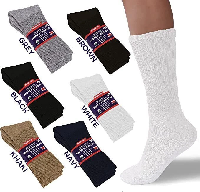 5~20 Dozens Wholesale Lots Men Women Diabetic Crew Socks Size 9-11 10-13 13-15
Opens in a new window