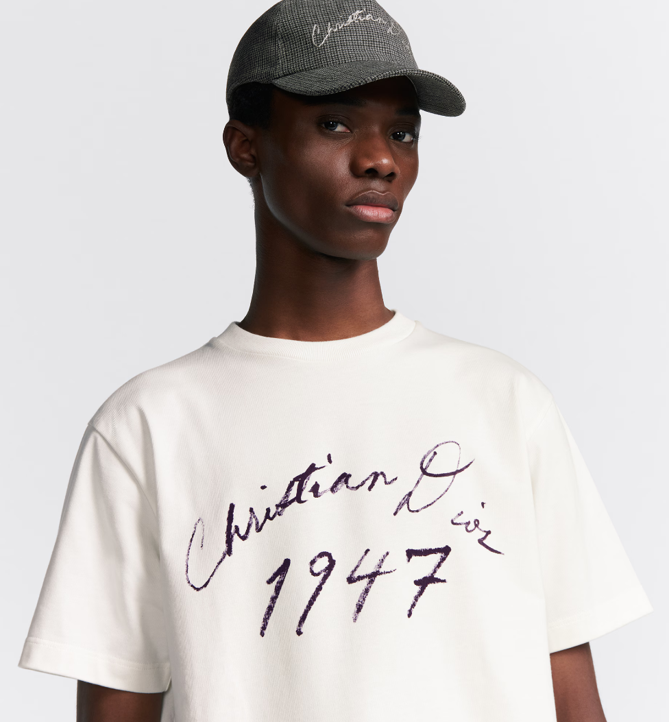 Christian Dior Handwritten Relaxed-Fit TShirt MSRP:890 USD | eBay