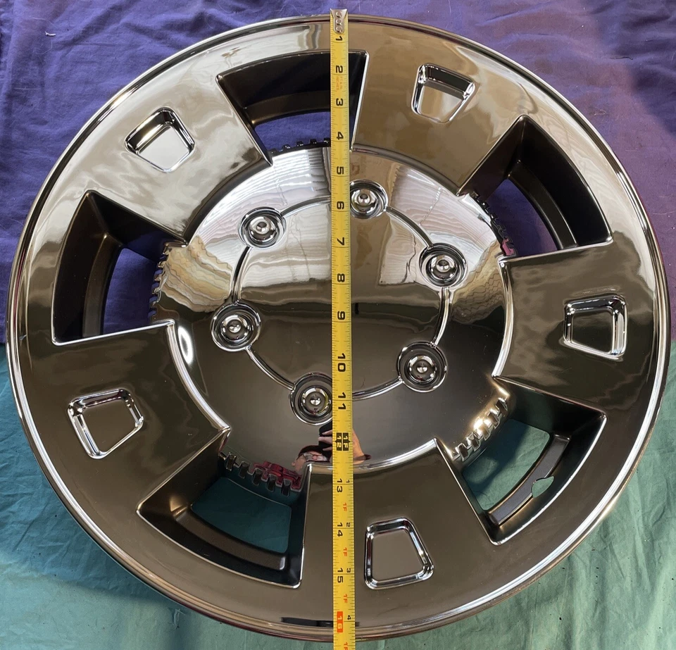 Para GMC CANYON 2004-2008 15” CUBIERTA DE RUEDA CROMADA IMP 310-X tapacubos ÚNICA (1) Foto 2 de 4