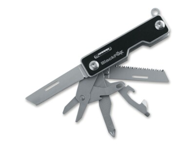 BlackFox Pocket Boss Black Taschenmesser - Multitool Säge Feile Messer 09FX122