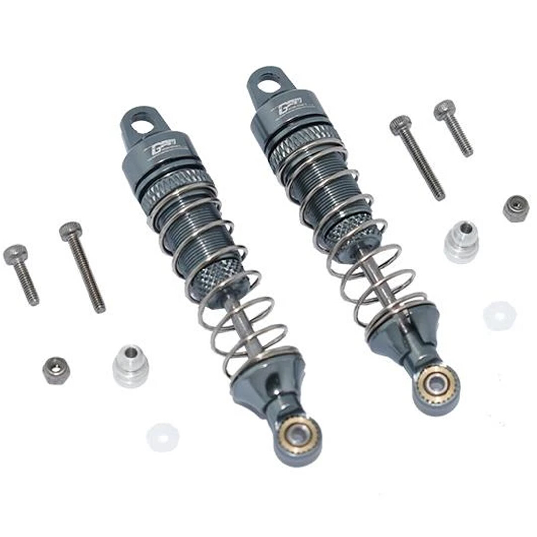 NEW GPM Racing Aluminum Rear Spring Dampers 60mm Grey : Losi 1/18 Mini ...