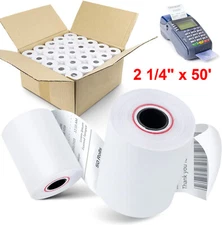 50 Rolls 2 1/4" x 50' Thermal Receipt Cash Register Credit Card Paper BPA Free