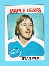 1975-76 OPC 132 Stan Weir Toronto Maple Leafs! MINT! *SET BREAK*